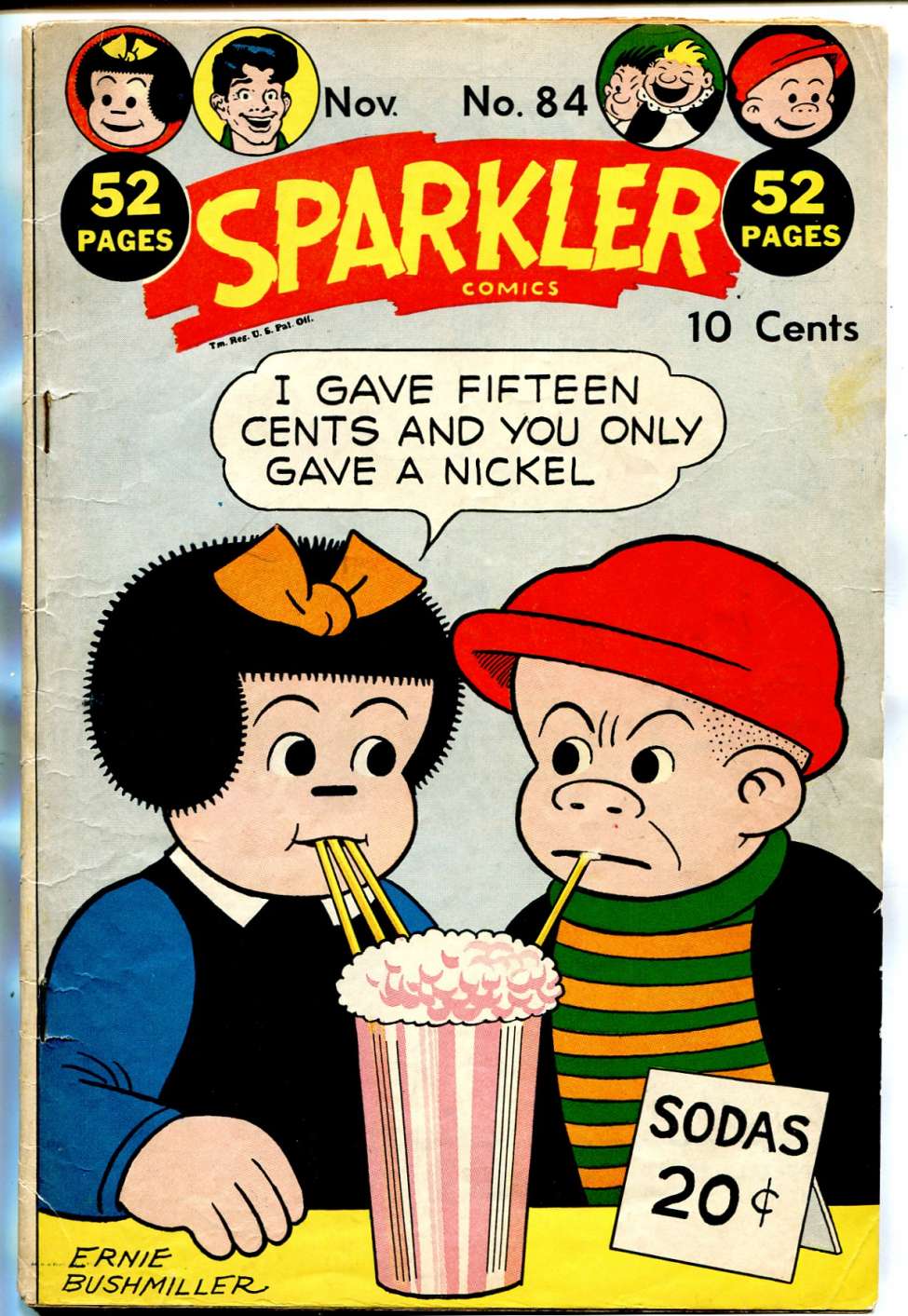 Book Cover For Sparkler Comics 84