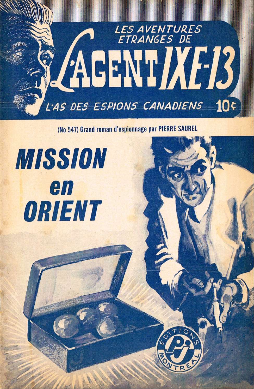 Book Cover For L'Agent IXE-13 v2 547 - Mission en orient