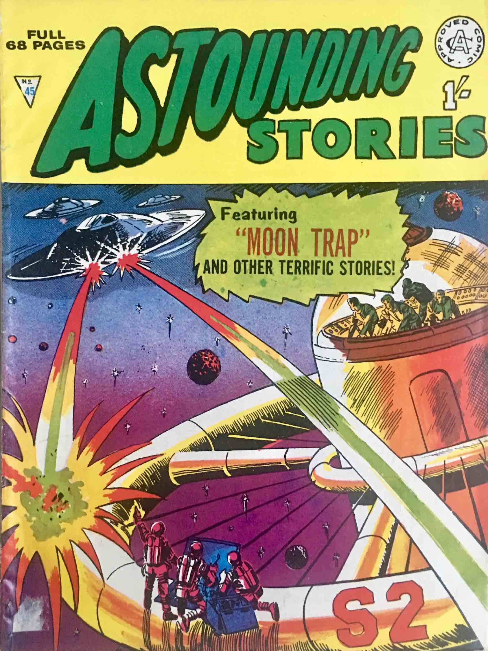 Book Cover For Astounding Stories 45