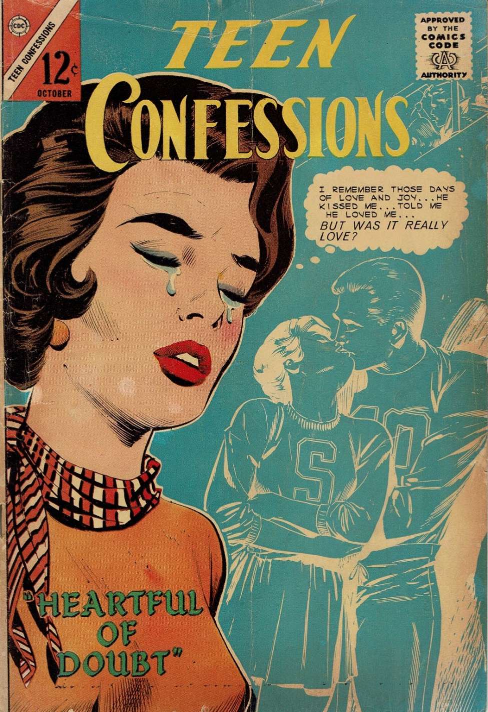 Comic Book Cover For Teen Confessions 30