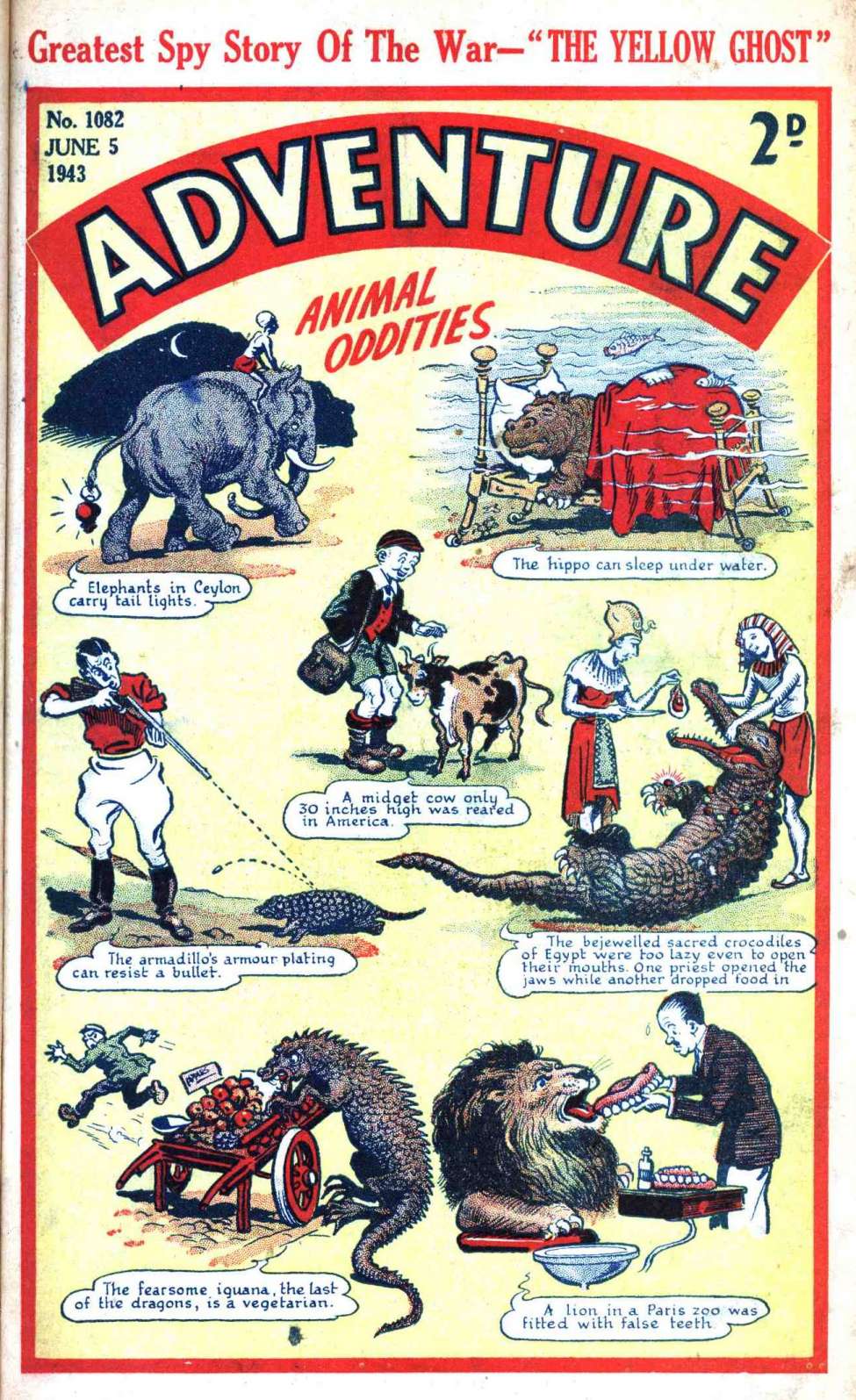 Comic Book Cover For Adventure 1082