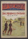 Cover For Tip Top Weekly 414 - Dick Merriwell on Hand