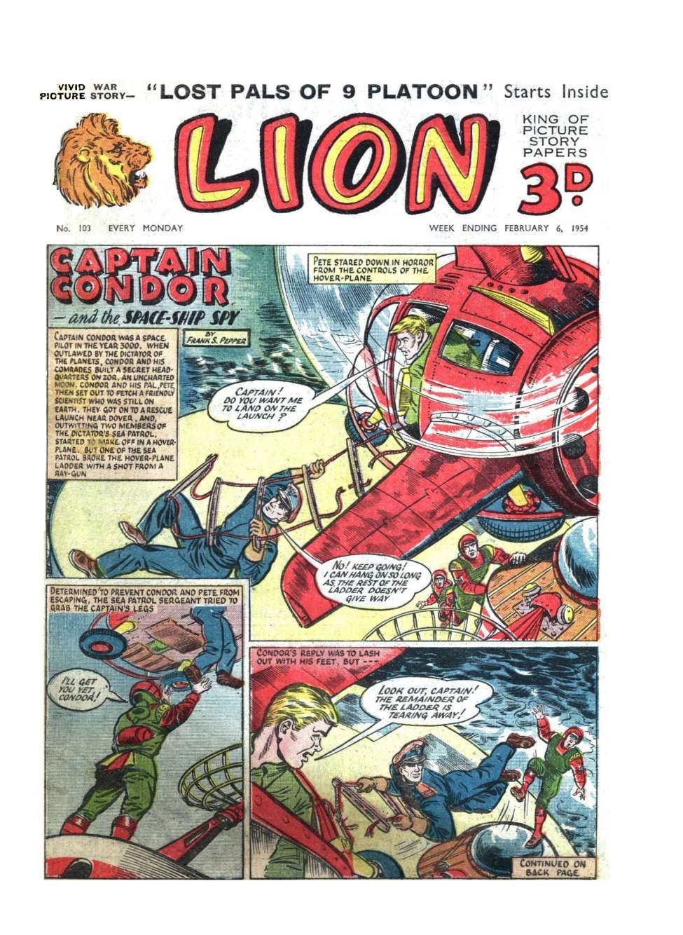 Comic Book Cover For Lion 103