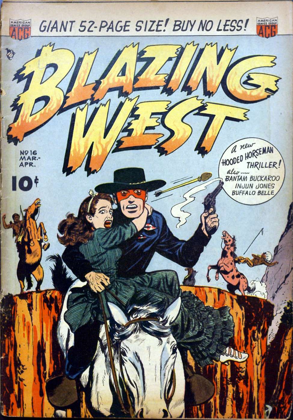 Book Cover For Blazing West 16