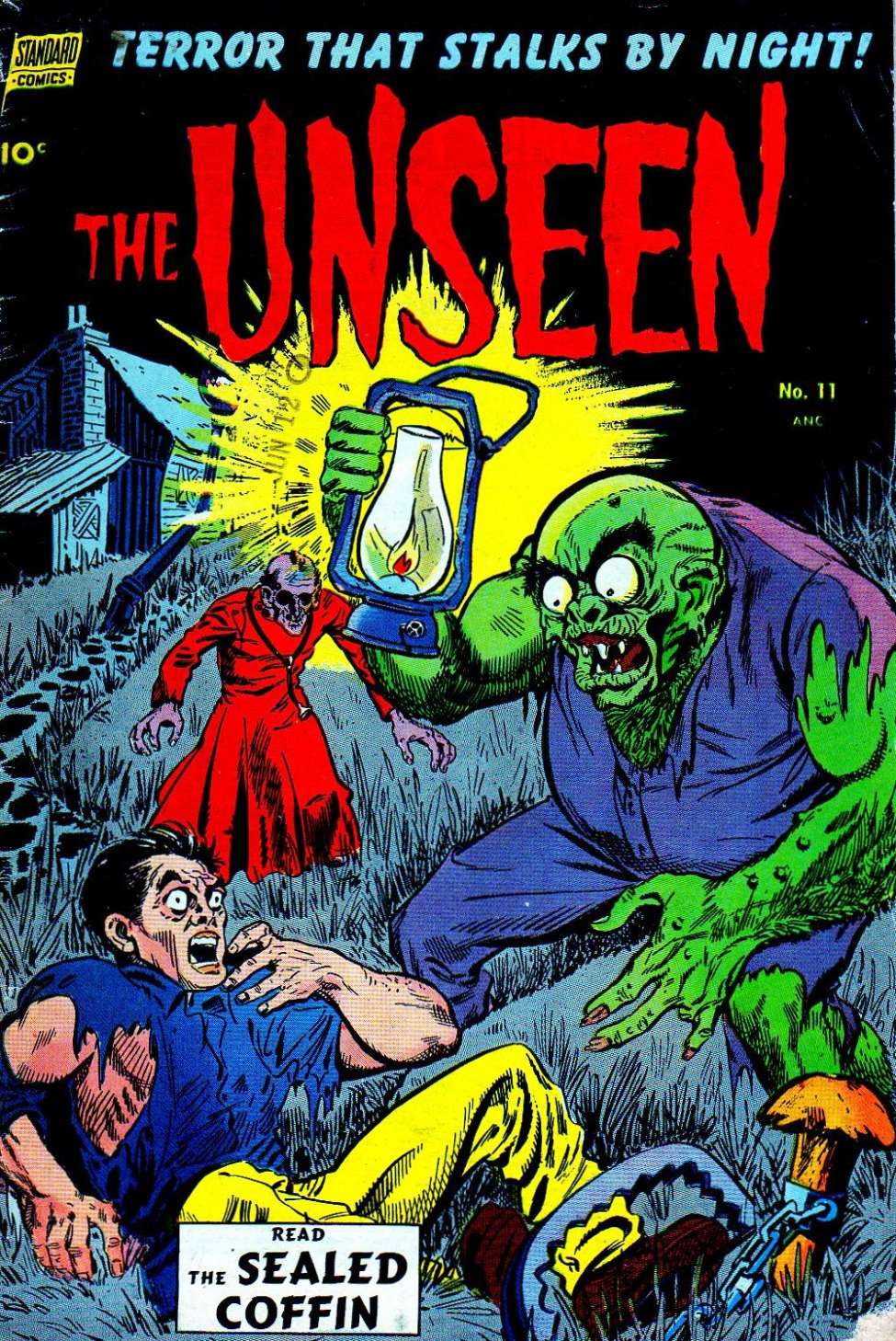 Comic Book Cover For The Unseen 11