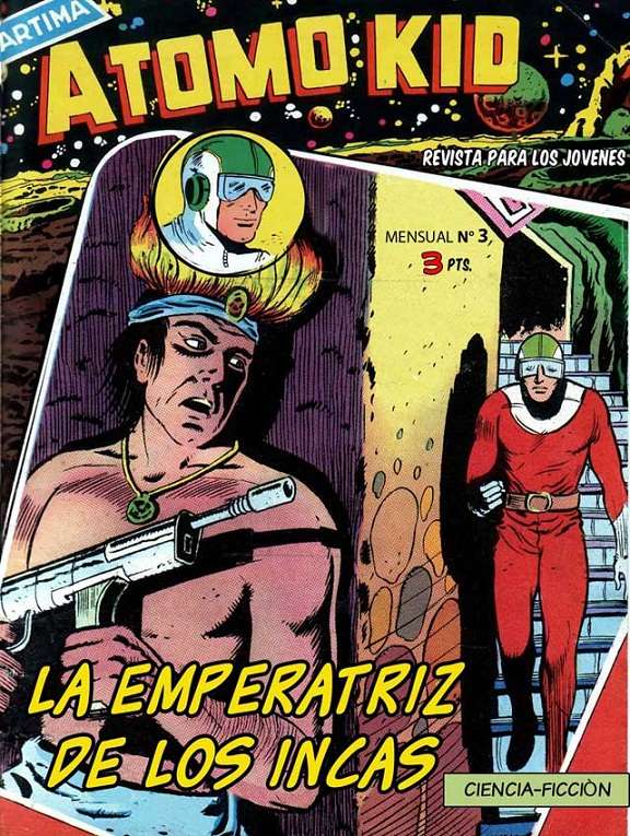 Book Cover For Atomo Kid 3 La emperatriz de los incas