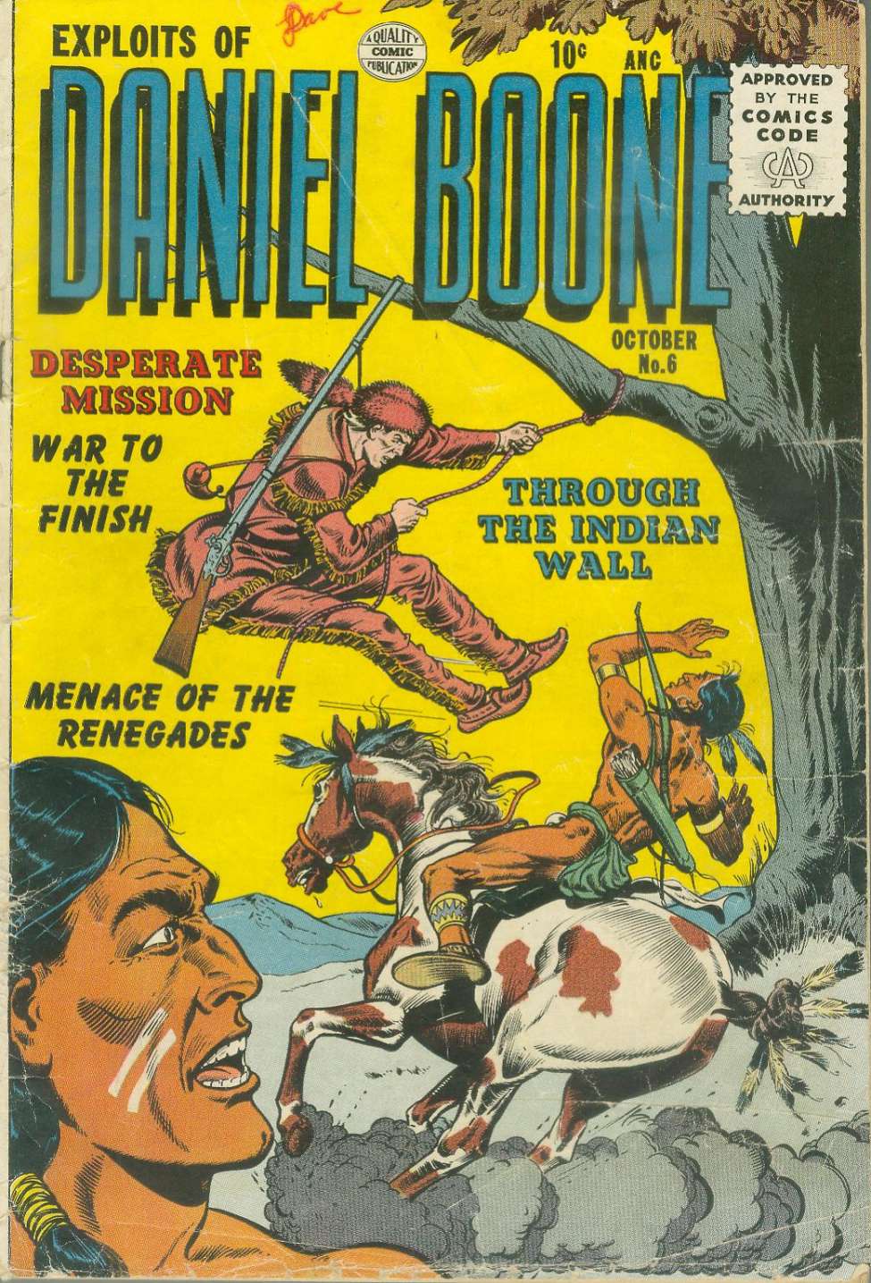 Comic Book Cover For Exploits of Daniel Boone 6