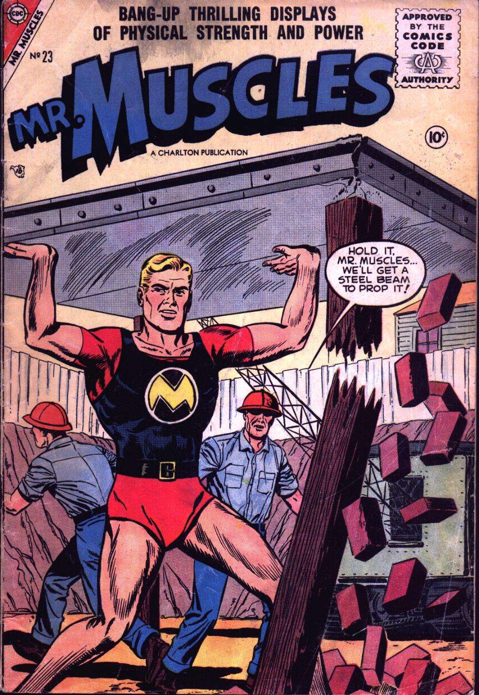 Comic Book Cover For Mister Muscles 23