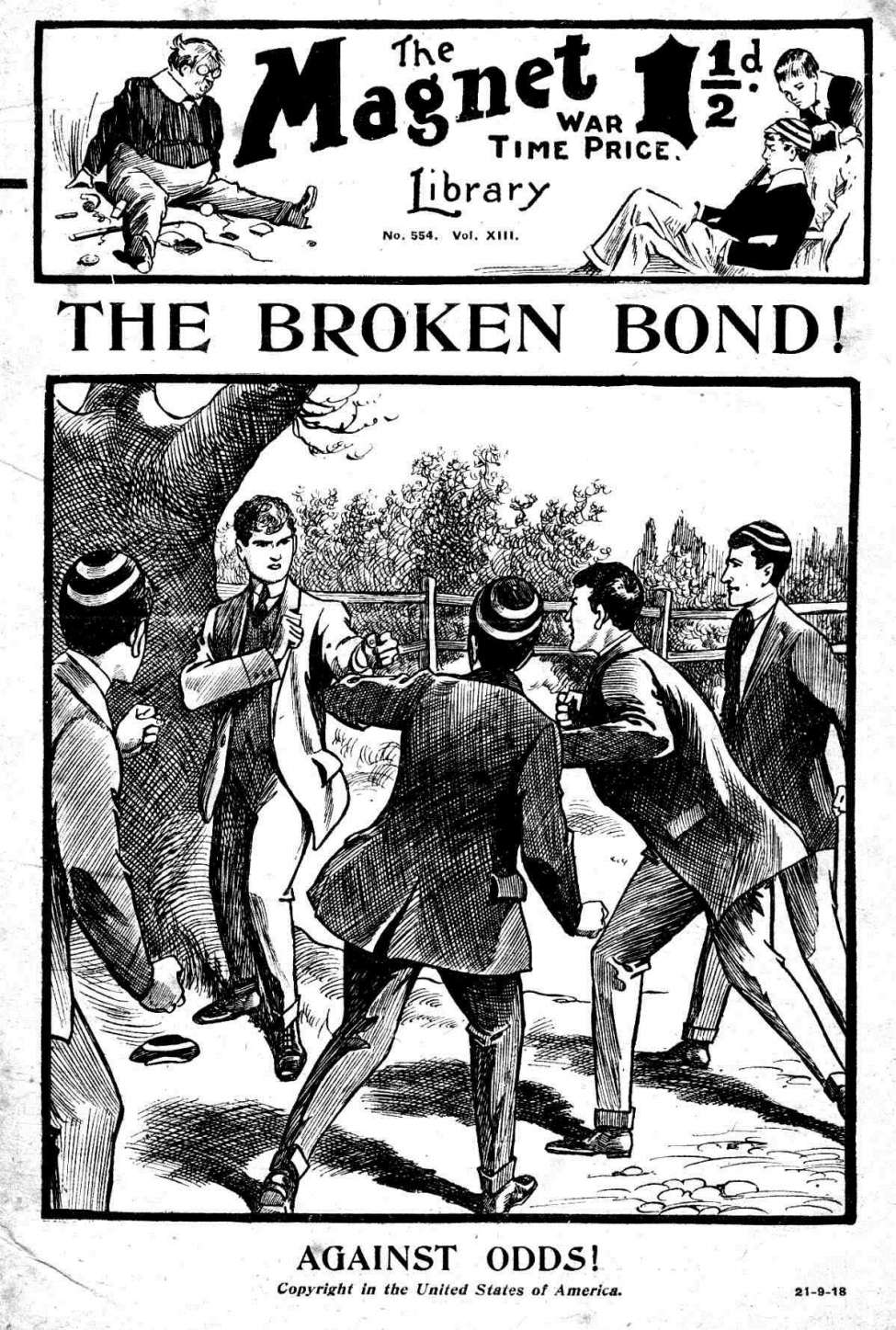 Book Cover For The Magnet 554 - The Broken Bond!
