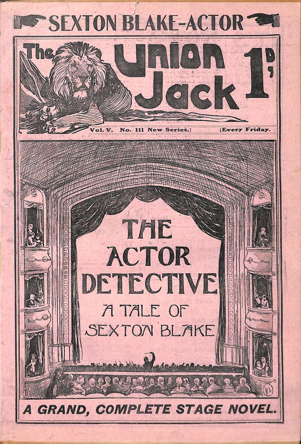 Book Cover For Union Jack 111 - The Actor Detective