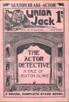 Cover For Union Jack 111 - The Actor Detective