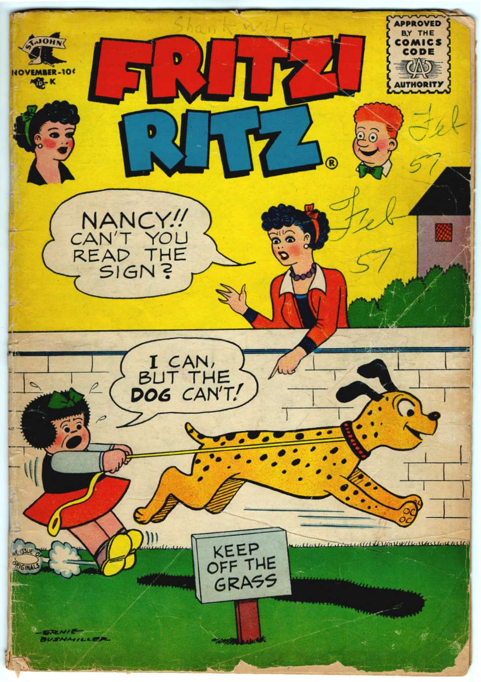 Comic Book Cover For Fritzi Ritz 48