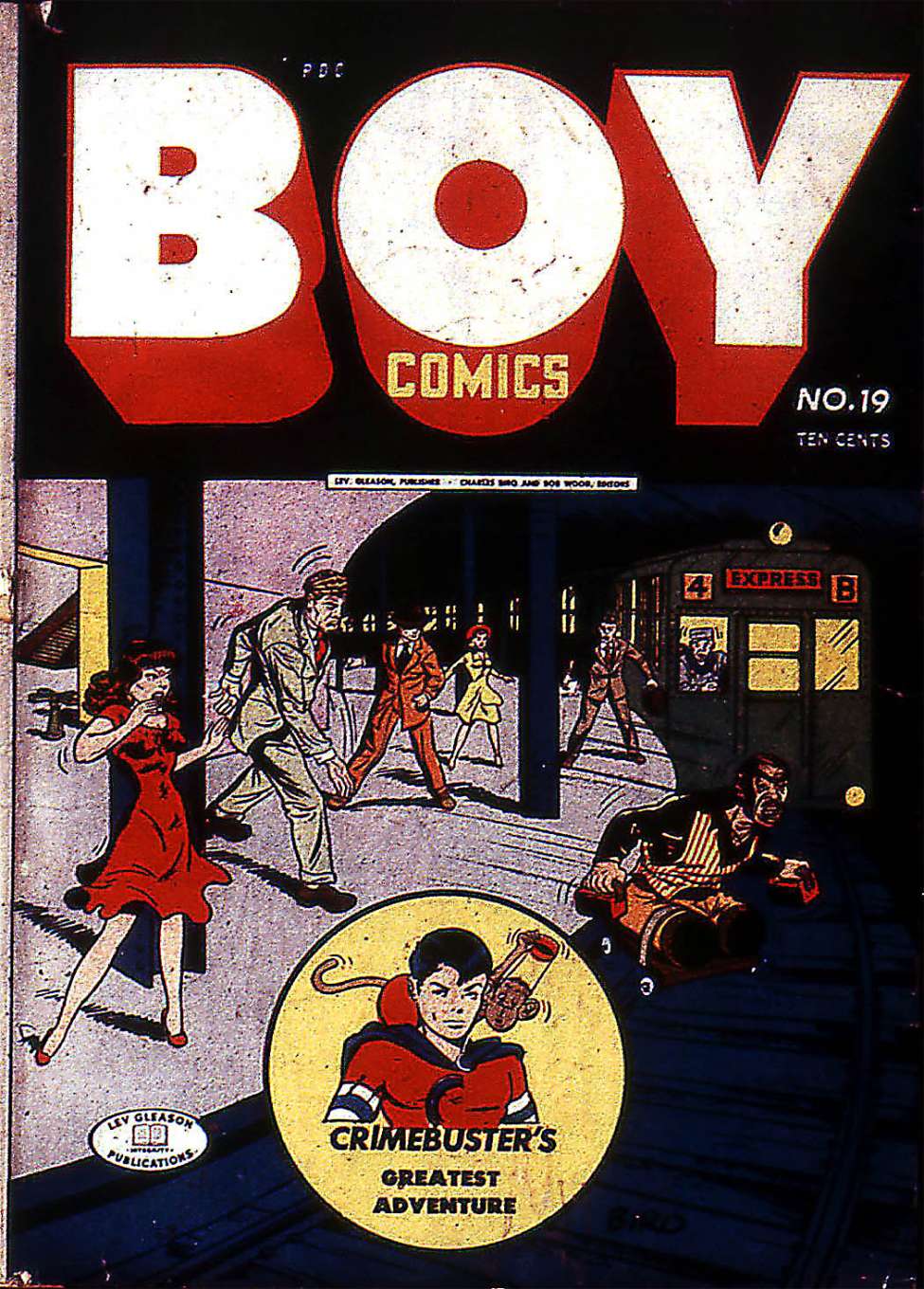 Comic Book Cover For Boy Comics 19 (fiche)