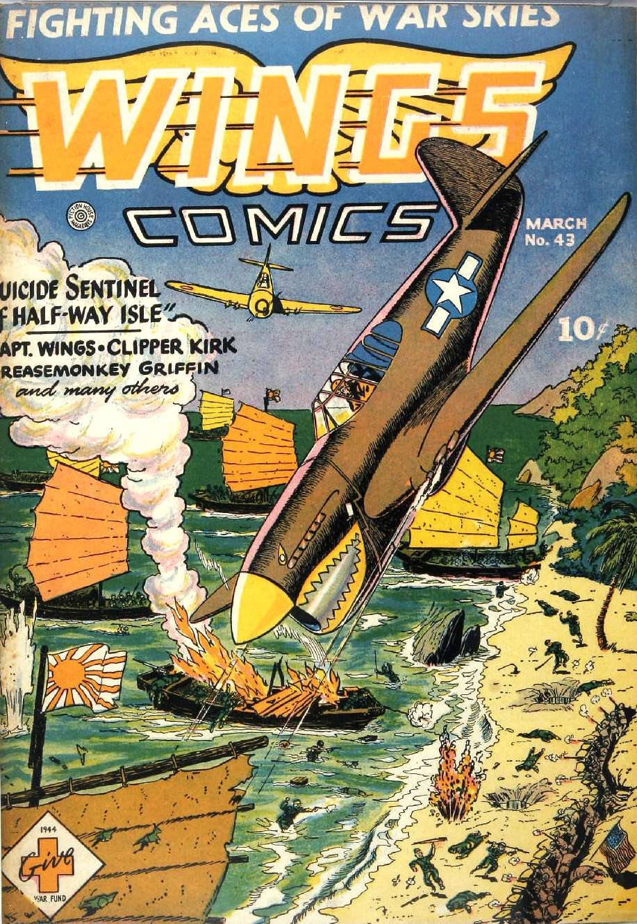 Comic Book Cover For Wings Comics 43