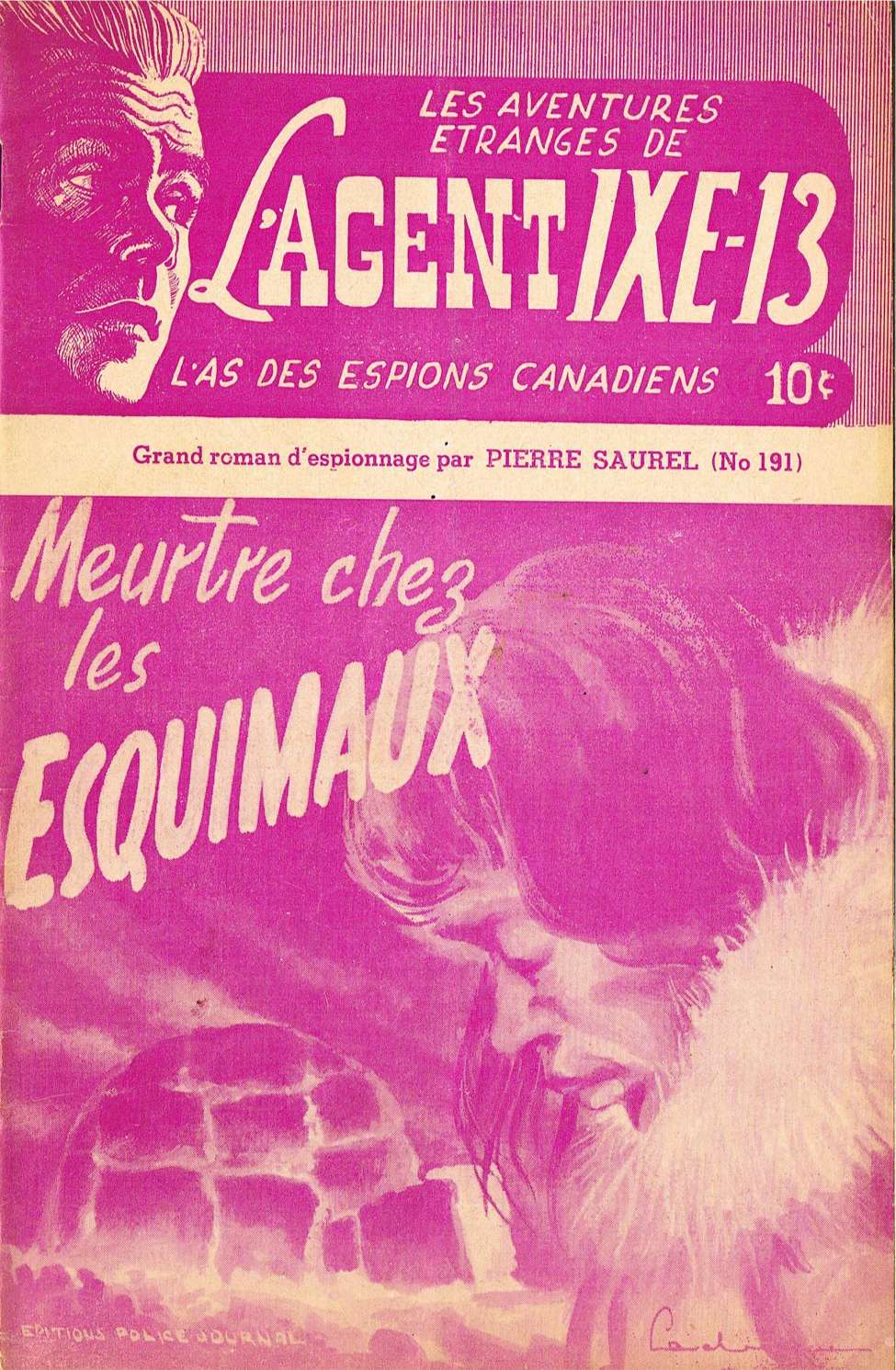Comic Book Cover For L'Agent IXE-13 v2 191 - Meurtre chez les esquimaux