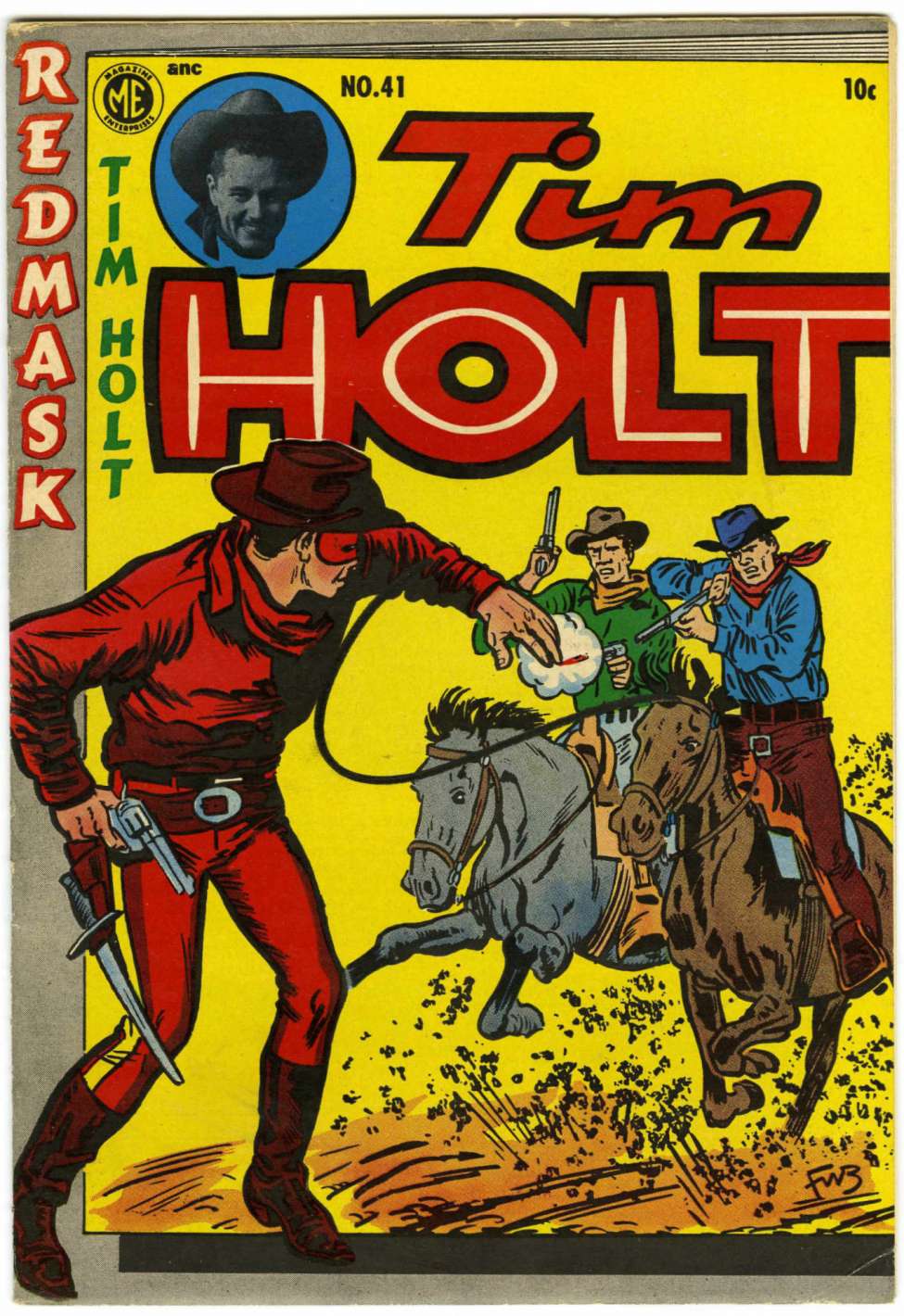 Comic Book Cover For Tim Holt 41