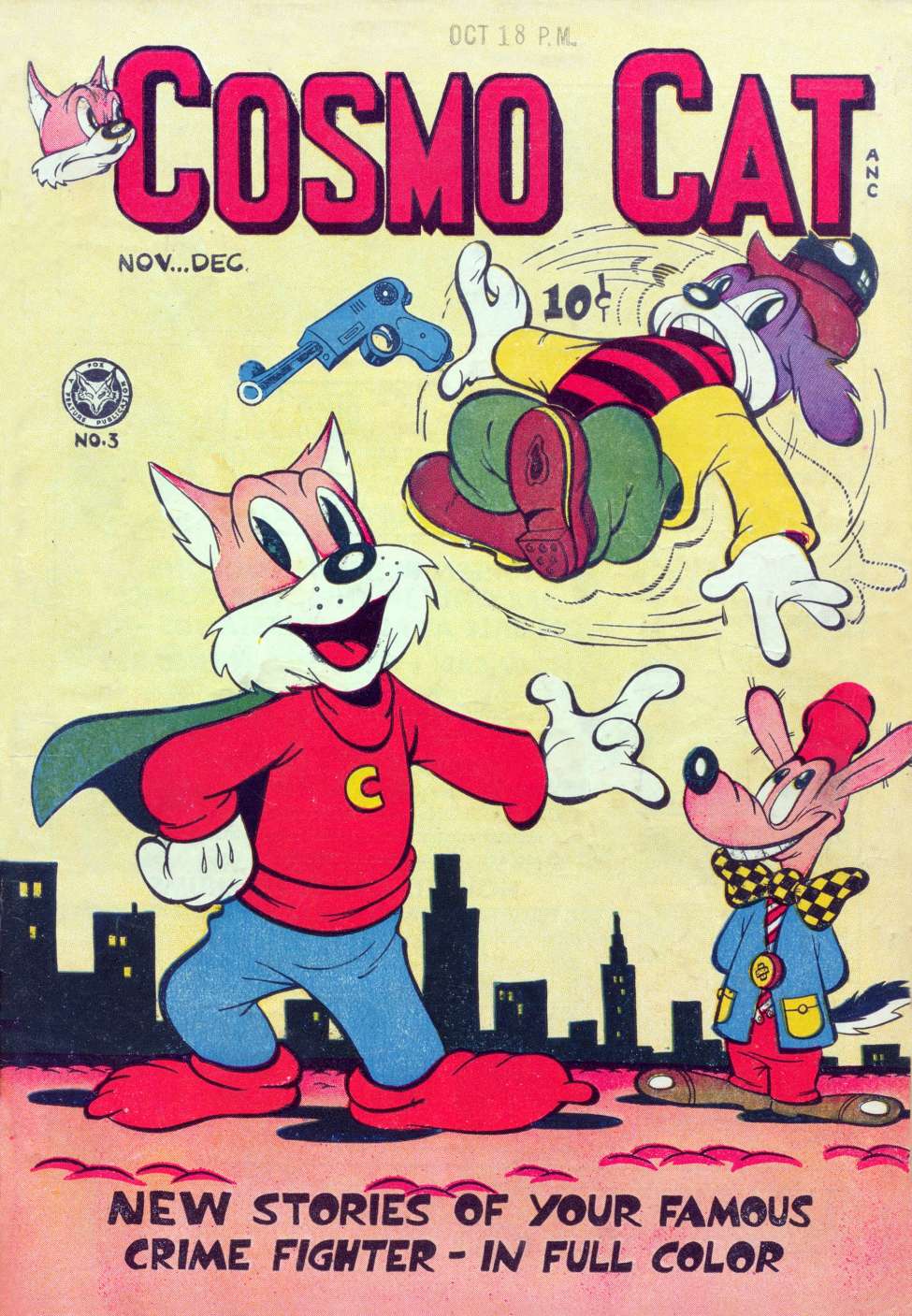 Comic Book Cover For Cosmo Cat 3
