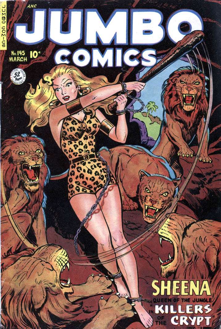 Comic Book Cover For Jumbo Comics 145