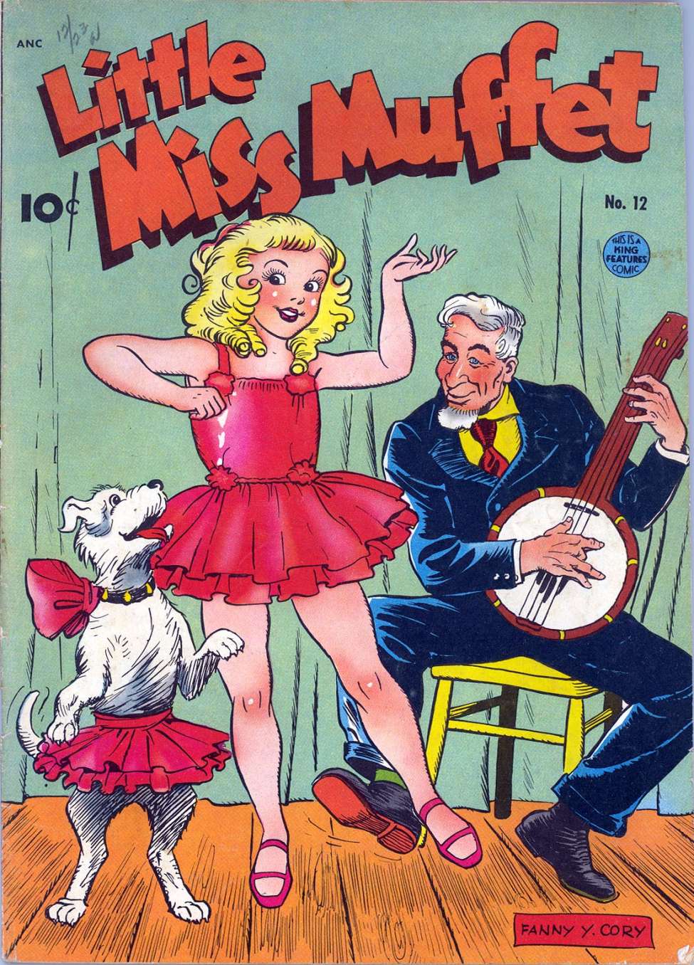 Comic Book Cover For Little Miss Muffet 12