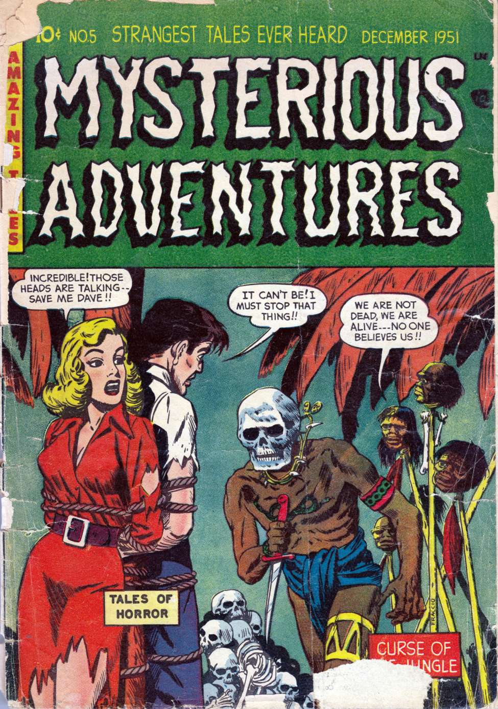 Comic Book Cover For Mysterious Adventures 5