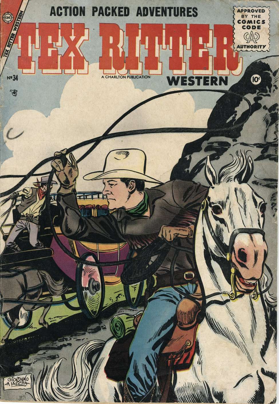 Comic Book Cover For Tex Ritter Western 34