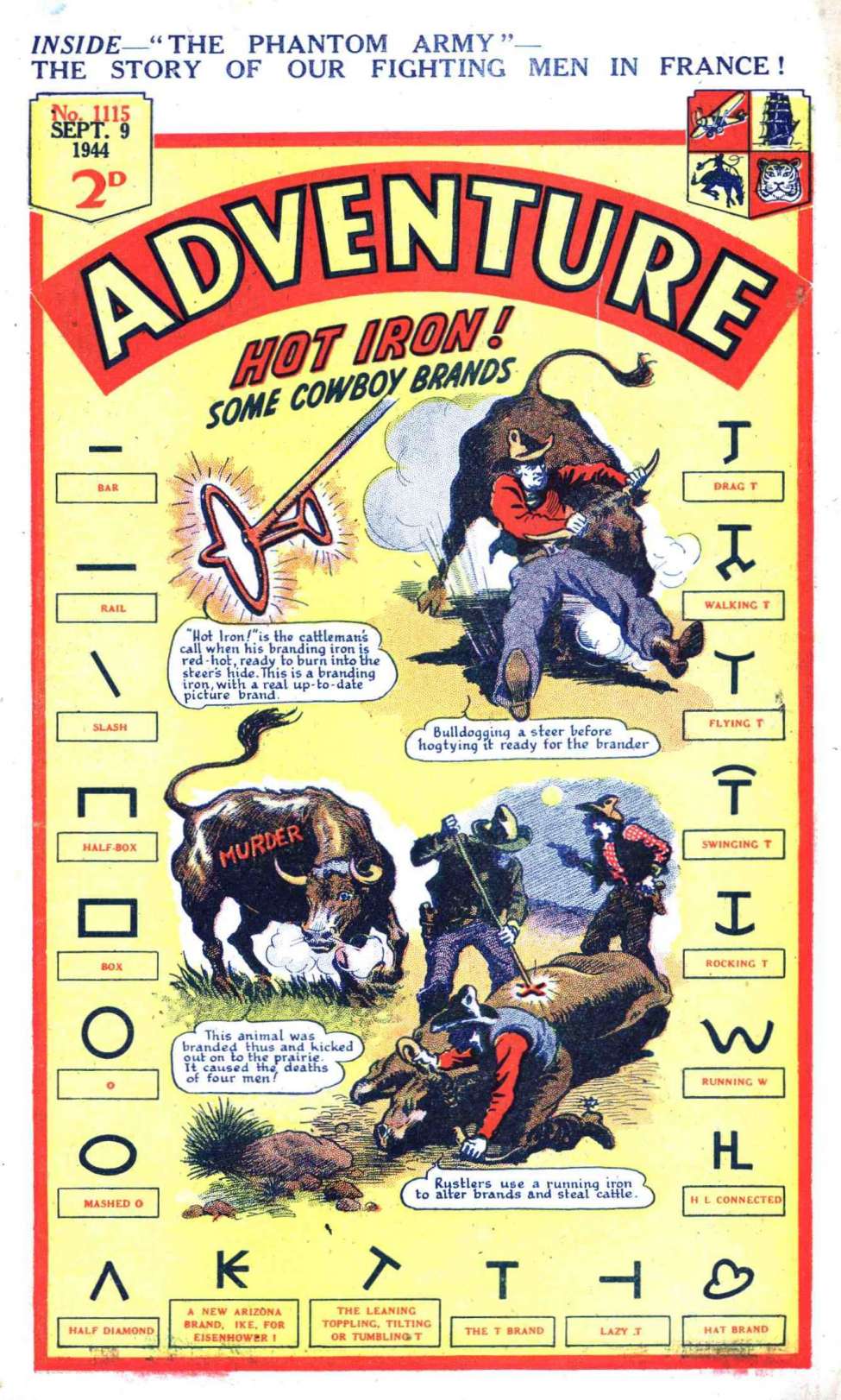 Comic Book Cover For Adventure 1115