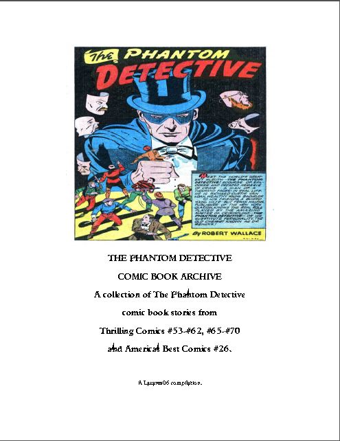 Comic Book Cover For The Phantom Detective Archive (Better)