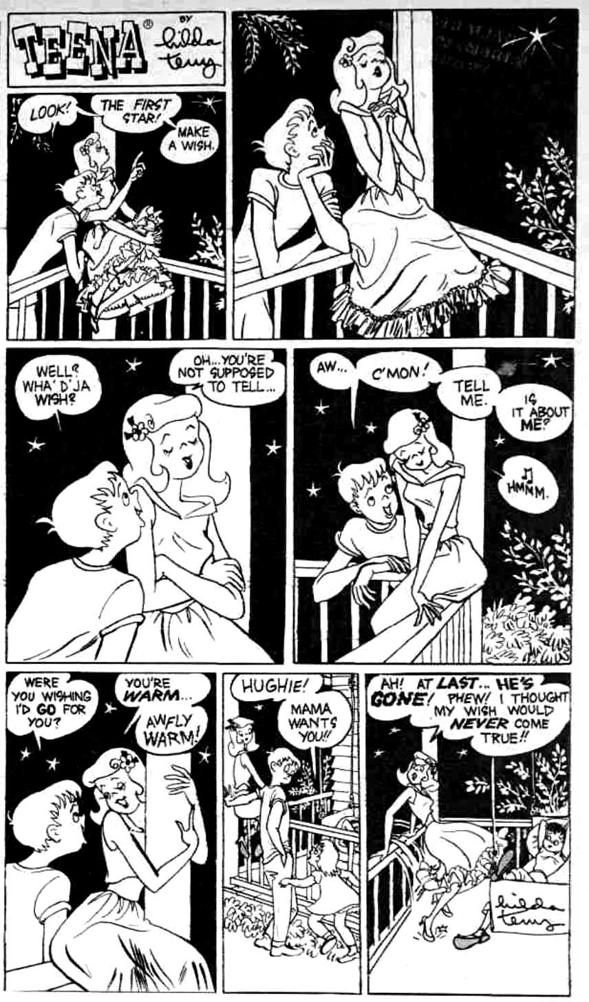 Comic Book Cover For Teena (1957)