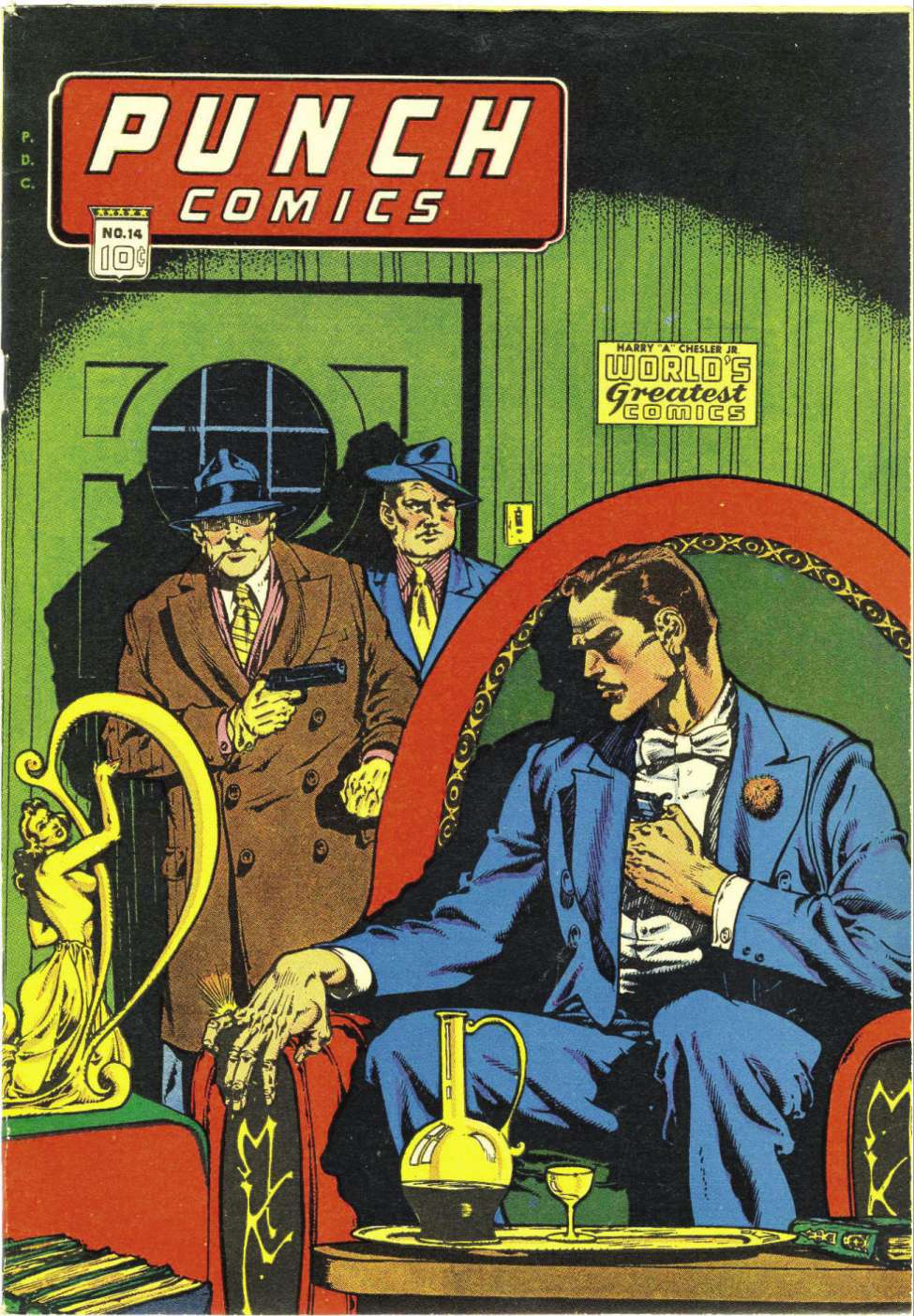 Comic Book Cover For Punch Comics 14