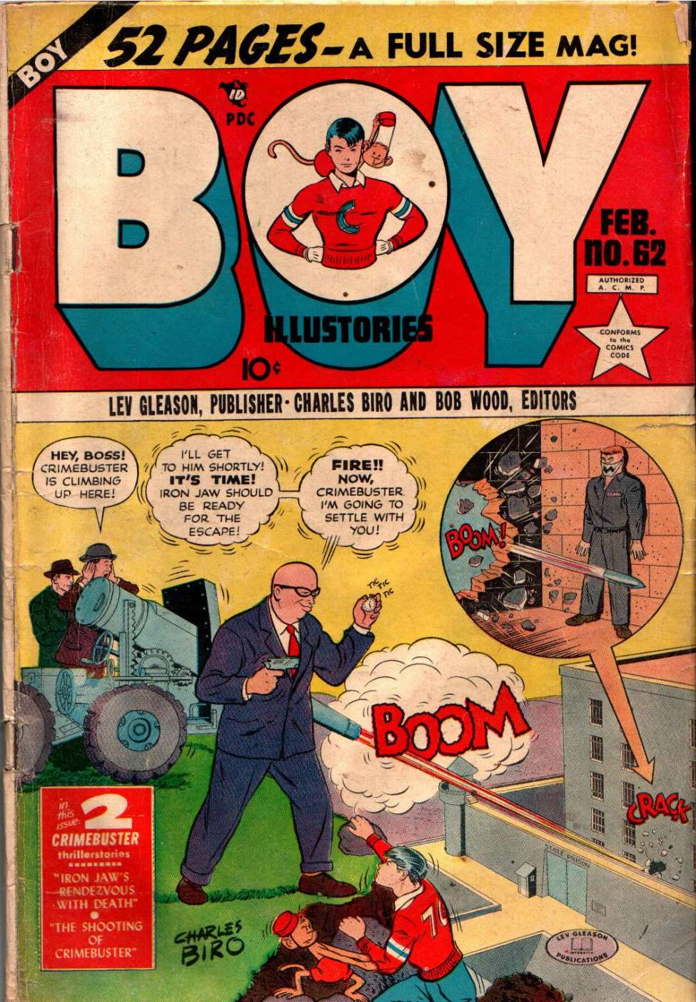 Comic Book Cover For Boy Comics 62 - Version 1