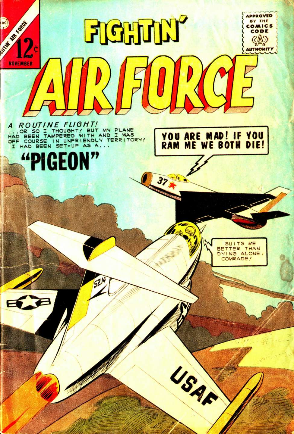 Comic Book Cover For Fightin' Air Force 46