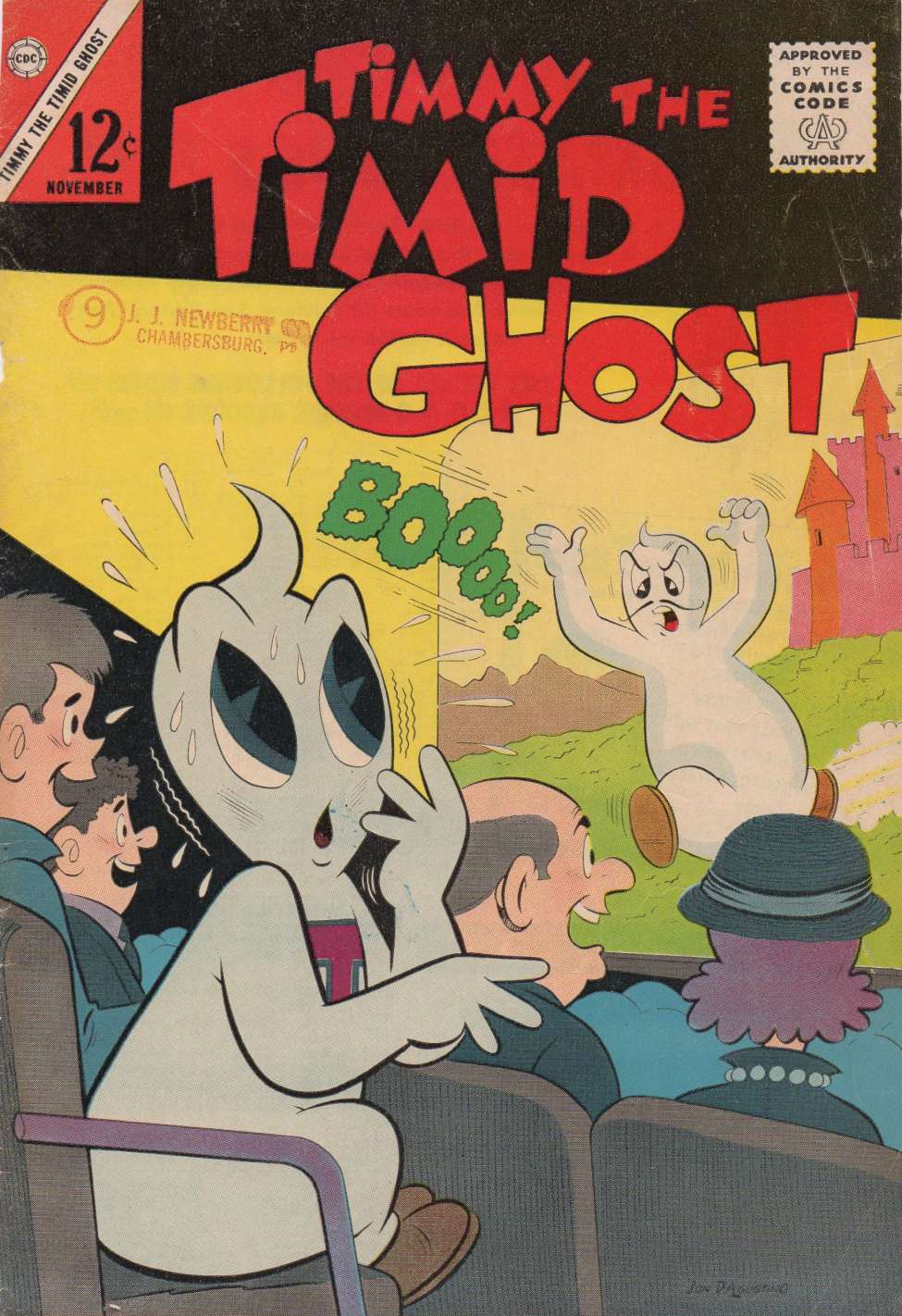 Comic Book Cover For Timmy the Timid Ghost 41