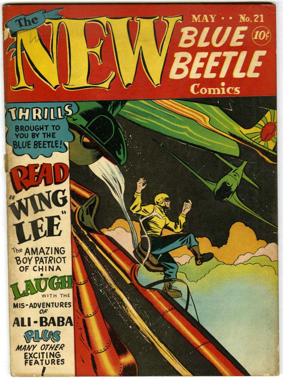 Comic Book Cover For Blue Beetle 21 - Version 1