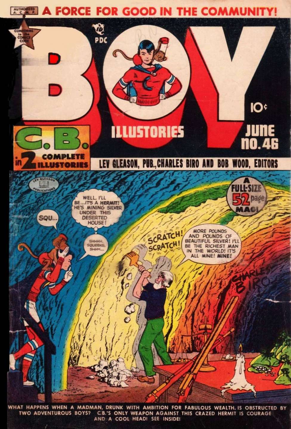 Comic Book Cover For Boy Comics 46
