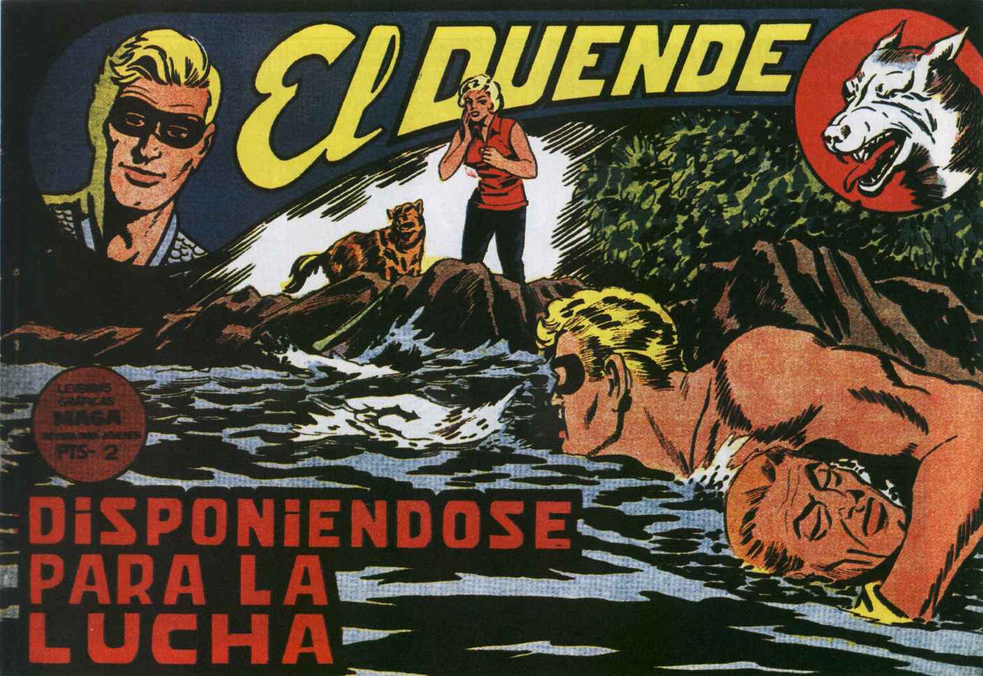 Comic Book Cover For El Duende 34 - Disponiéndose para la lucha
