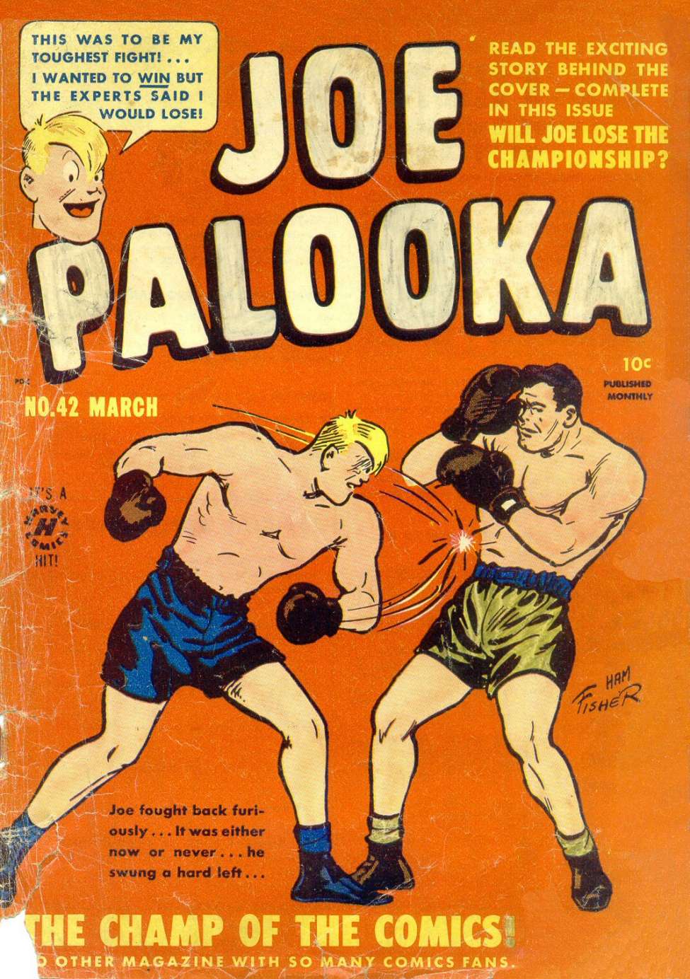 Comic Book Cover For Joe Palooka Comics 42