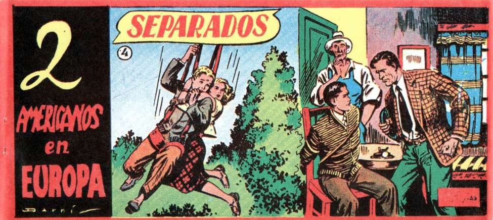 Comic Book Cover For Dos Americanos en Europa 4 - Seperados