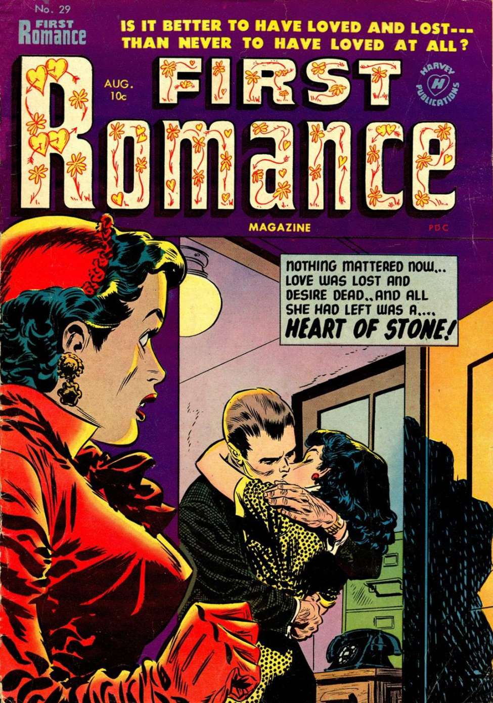 Comic Book Cover For First Romance Magazine 29