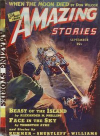 Large Thumbnail For Amazing Stories v13 9 - Beast of the Island - A. M. Phillips