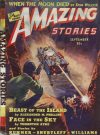 Cover For Amazing Stories v13 9 - Beast of the Island - A. M. Phillips