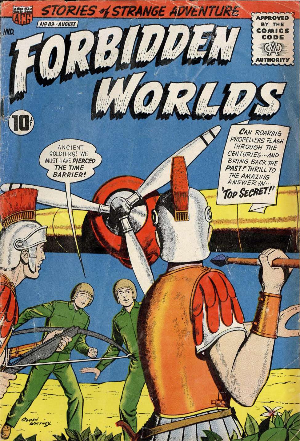 Comic Book Cover For Forbidden Worlds 89