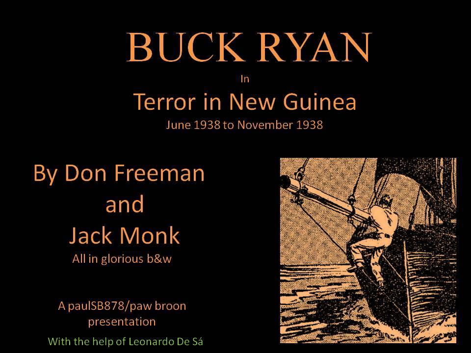 Comic Book Cover For Buck Ryan 5 - Terror in New Guinea