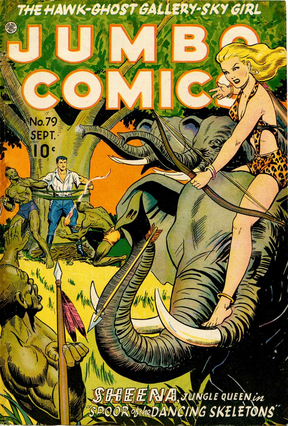 Comic Book Cover For Jumbo Comics 79