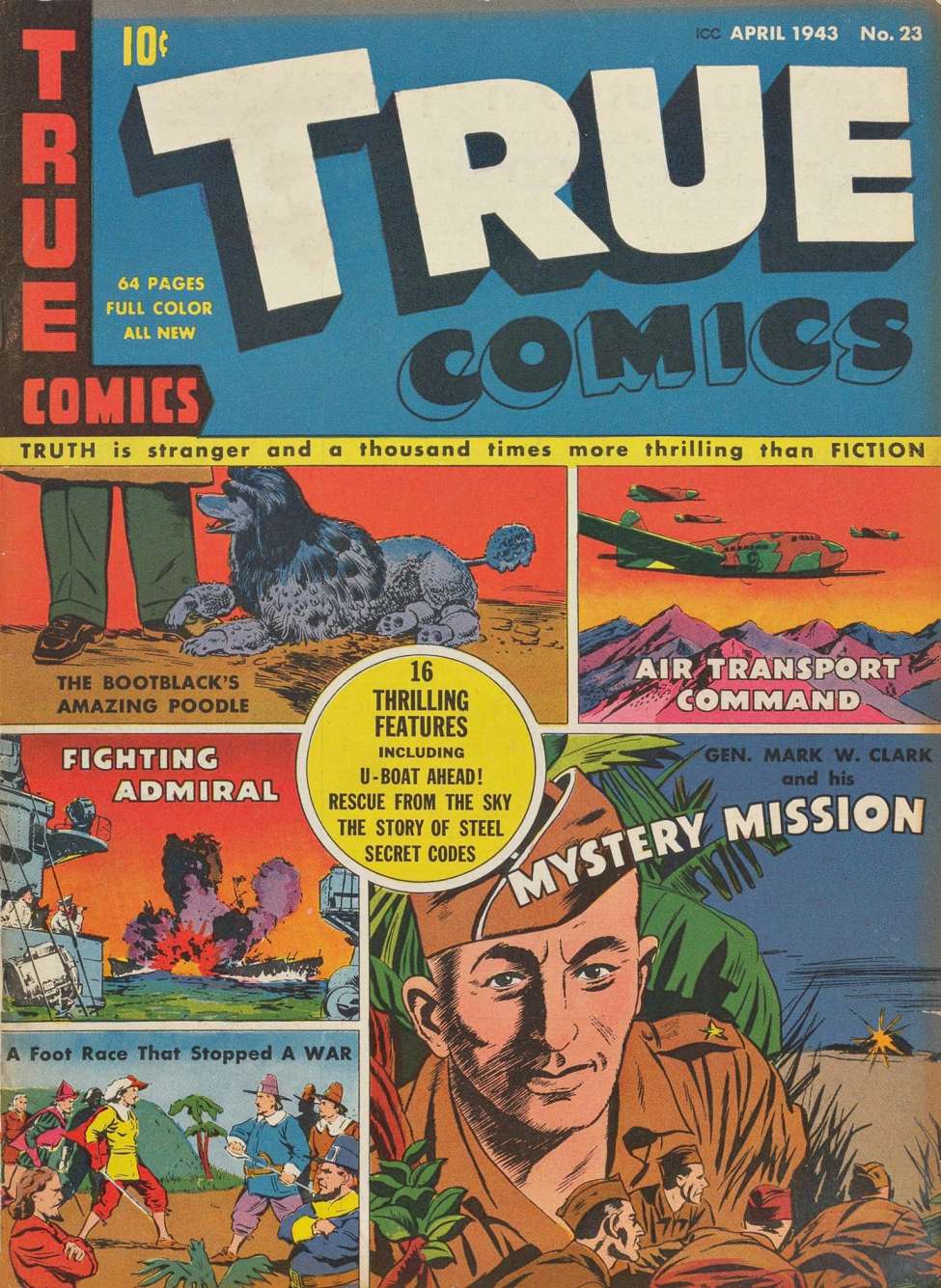 Book Cover For True Comics 23