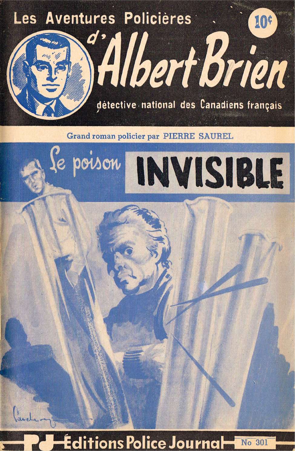 Comic Book Cover For Albert Brien v2 301 - Le poison invisible