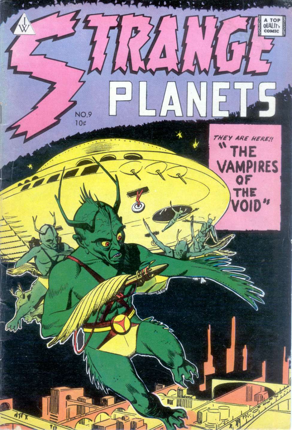 Comic Book Cover For Strange Planets 9