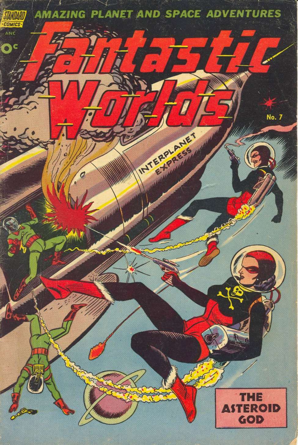 Comic Book Cover For Fantastic Worlds 7