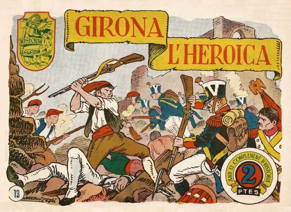 Comic Book Cover For Història i llegenda 13 - Girona l'heroica