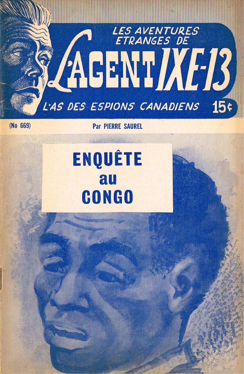 Book Cover For L'Agent IXE-13 v2 669 - Enquête au Congo