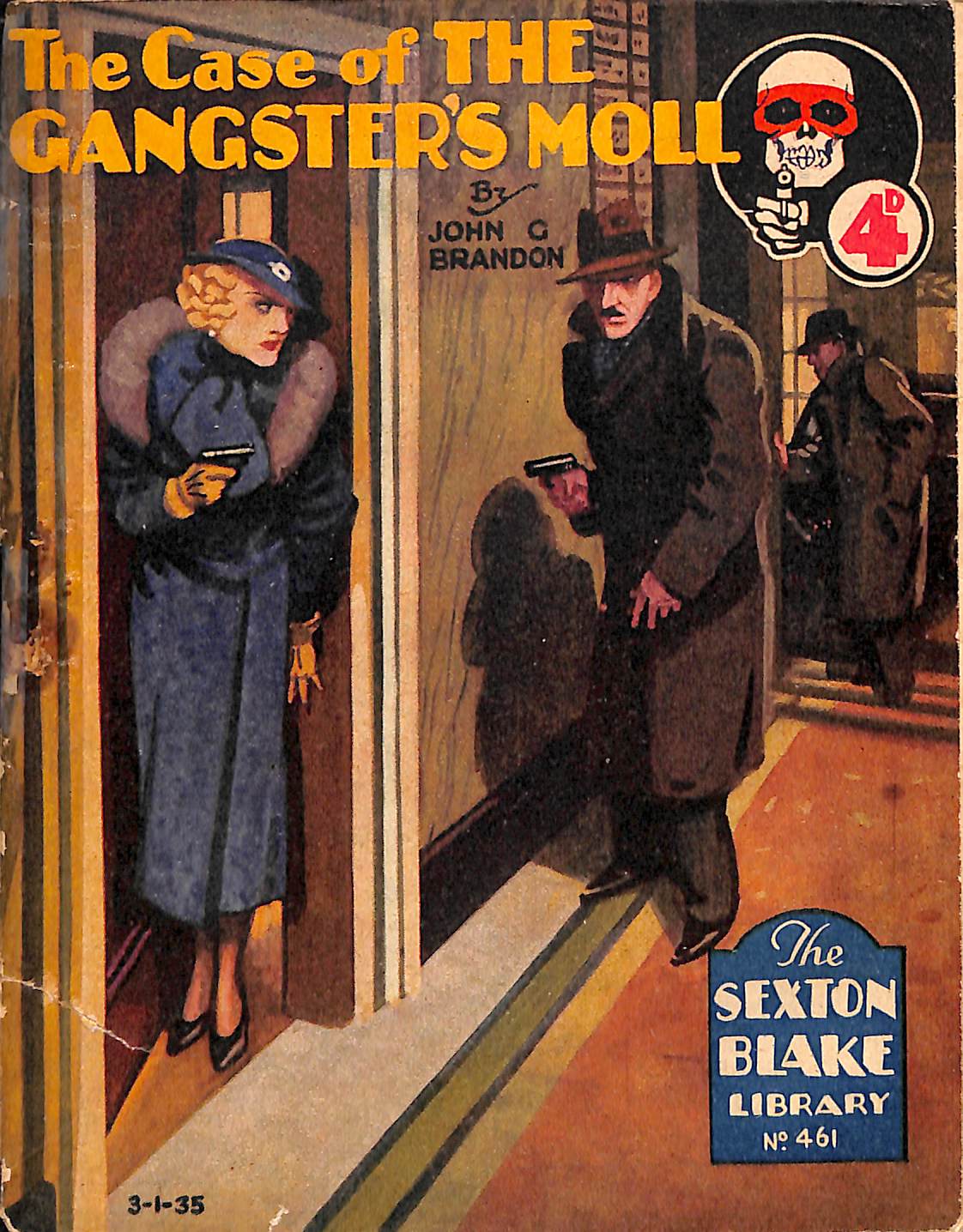 Comic Book Cover For Sexton Blake Library S2 461 - The Case of the Gangster's Moll